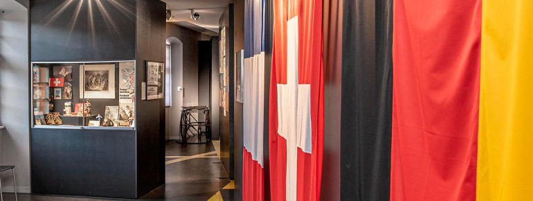 Germany - France - Switzerland. The museum shows how connected the three countries are.