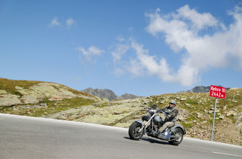 The museum is located at the most attractive motorcycle route across the Alps.