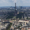 From atop Tour Montparnasse you enjoy a panorama view over Paris