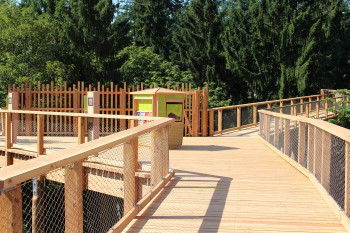 The treetop path is open all year round.