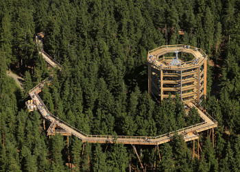 Treetop Walkway Lipno was the first canopy path in Czech Republic.