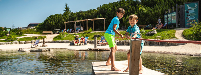 At TRIASSIC Beach you can splash, play and slide on over 200m².