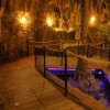 Cave world is one of three theme areas at the tropical aquarium.