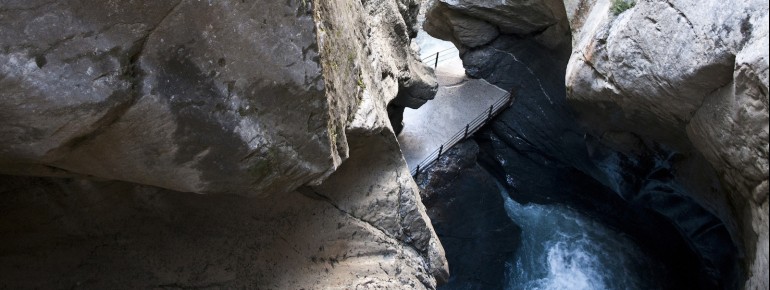 The Trümmelbach Falls are the biggest underground waterfalls in Europe.