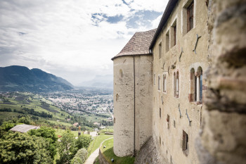 Tyrol Castle is located on the castle hill above Merano.
