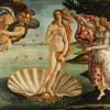 The most famous exhibit of the Uffizi: Sandro Botticelli's "The Birth of Venus"