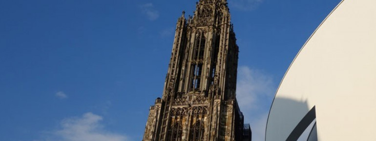 Ulm Minster from the outside.