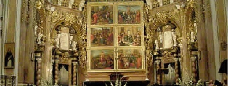 Inside the cathedral: high altar