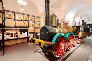 One of the main attractions of the museum is the railroad exhibition.
