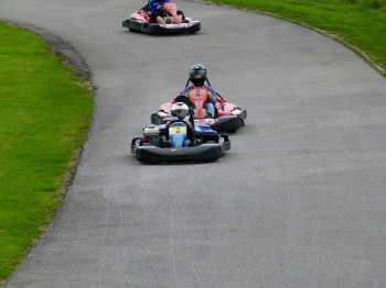 View of the go-kart track.