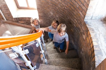 Those who climb the 135 steps are rewarded with a magnificent view.