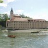 View of Weltenburg Abbey from the other side of the Danube