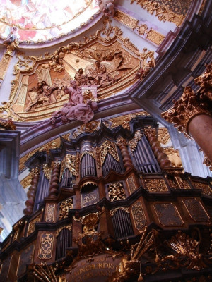 Brandenstein organ in the monastery church