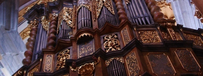 Brandenstein organ in the monastery church