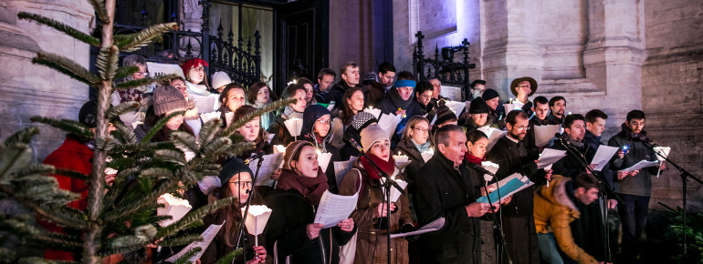 Choir performances complete the programme.