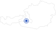 Spa Alpentherme Gastein in the Gasteinertal: Position on map