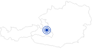 Webcam Panoramic view Radstadt Salzburg's world of sport: Position on map