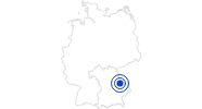 Therme/Bad Freibad Cham in der Oberpfalz im Oberpfälzer Wald: Position auf der Karte