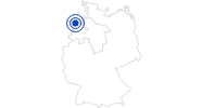 Therme/Bad Familien- und Wohlfühlbad De Baalje in Aurich in Ostfriesland: Position auf der Karte