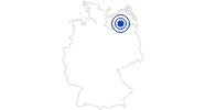 Therme/Bad Aquafun Fleesensee auf der Mecklenburgische Seenplatte: Position auf der Karte
