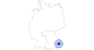 Therme/Bad THERME EINS mit Saunahof in Bad Füssing Bayerisches Golf- und Thermenland: Position auf der Karte