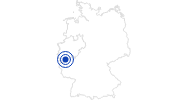 Therme/Bad Monte Mare Rheinbach mit Indoor-Tauchcenter in Bonn. Rhein-Sieg-Kreis: Position auf der Karte