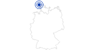 Therme/Bad Sylter Welle an der Nordsee (Schleswig-Holstein): Position auf der Karte