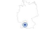 Spa AlbThermen Bad Urach in Upper Swabia: Position on map