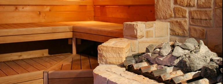 Sauna is healthy for body and mind