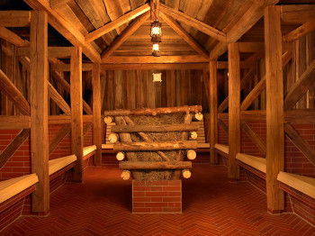 Sauna at Aqua Dome