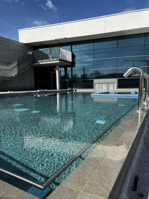There is also an outdoor pool at the spa in Ingolstadt.