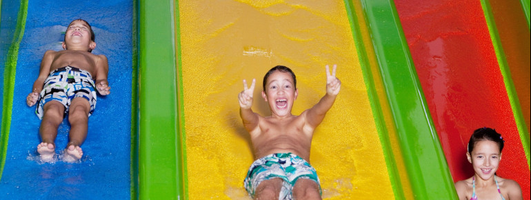 Triple slide for thrice the fun.