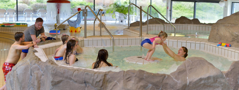 Enjoy the whirlpool