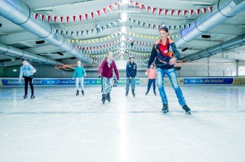 You can even go ice-skating here.