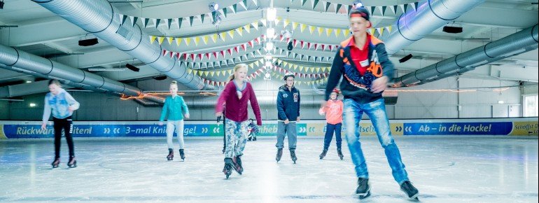 You can even go ice-skating here.