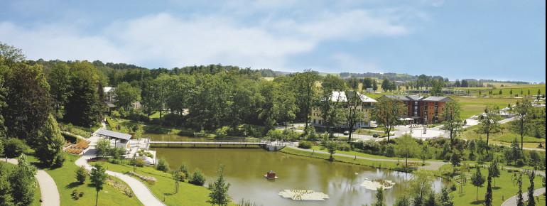 View over the spa.