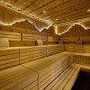 Each sauna in the spa has a unique ambience.