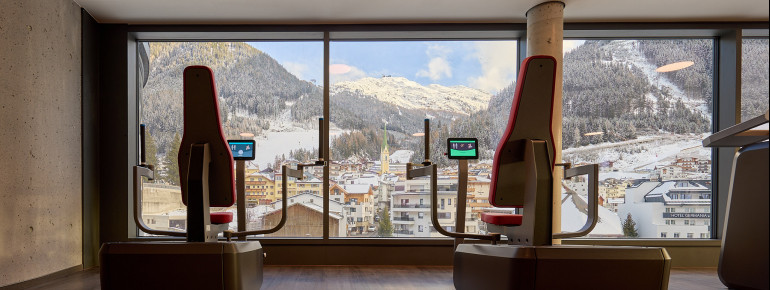 The spa also has its own fitness studio.