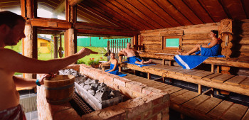 Panorama alpine sauna
