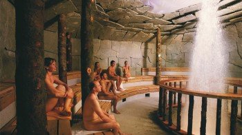 Geysir at the sauna area.