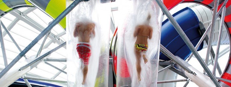 Speed Racer water slide at Galaxy.