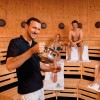 The sauna program is extensive — it even includes tea ceremonies.