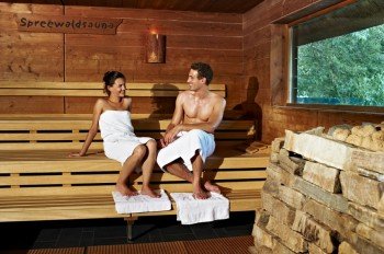 Sit back and relax at the sauna.