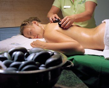 Treat yourself to a hot stone massage.