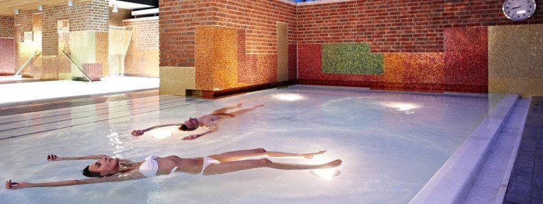 Float in the brine pool.