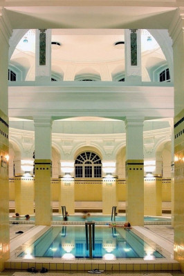 Hungarian splendor in the thermal baths.