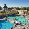 Outdoor pool at the thermal spa.