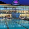 Special bathing ambience in the Tauern Spa at night