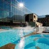 The glass cube of Terme Merano is a project by South Tyrolean star architect Matteo Thun.