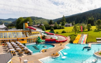 The turbo slide is one of the highlights of Wasserwelt Amadé in Wagrain.